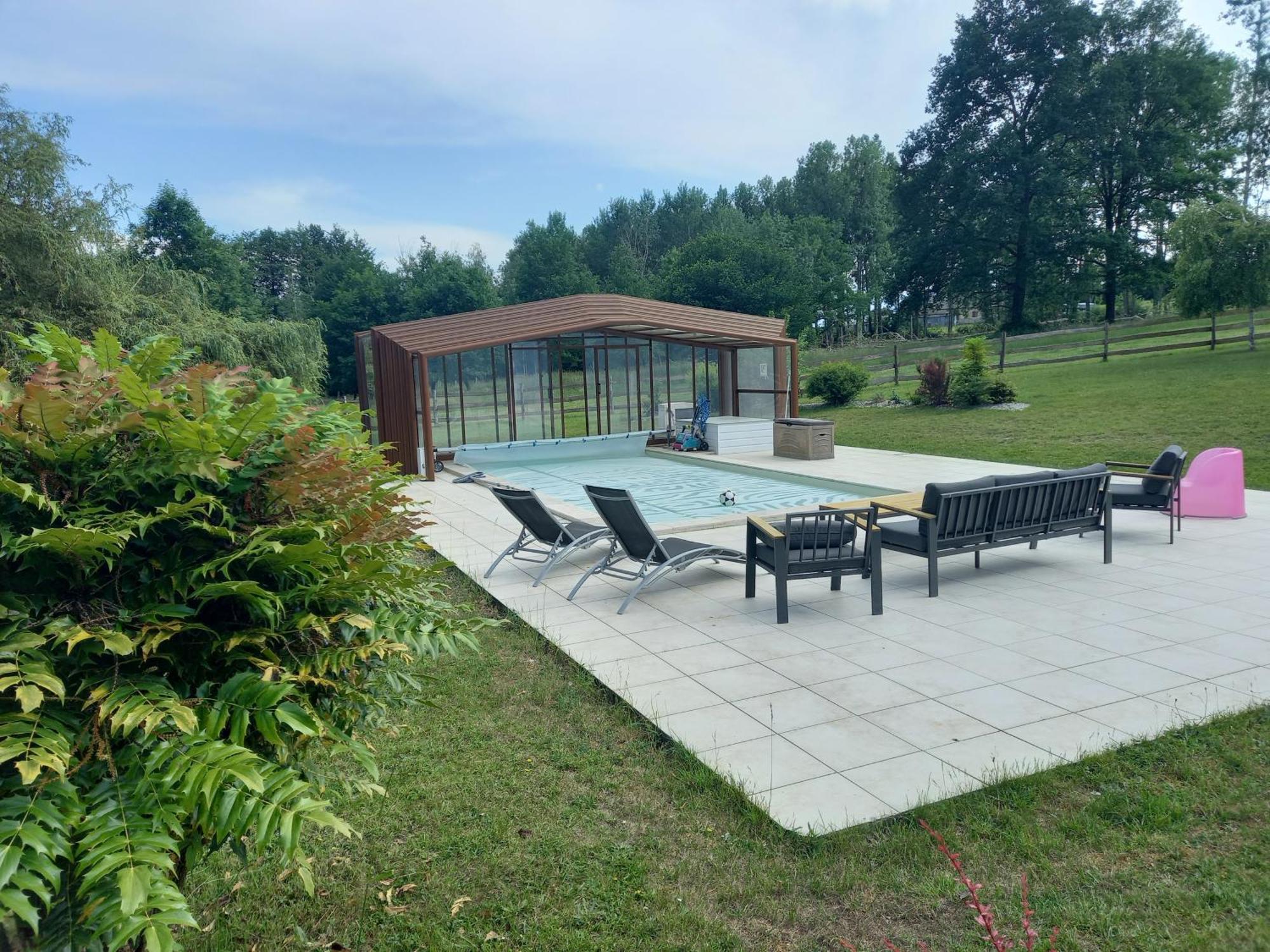 Chalet Au Coeur De La Nature Le Grand-Lucé Exteriér fotografie